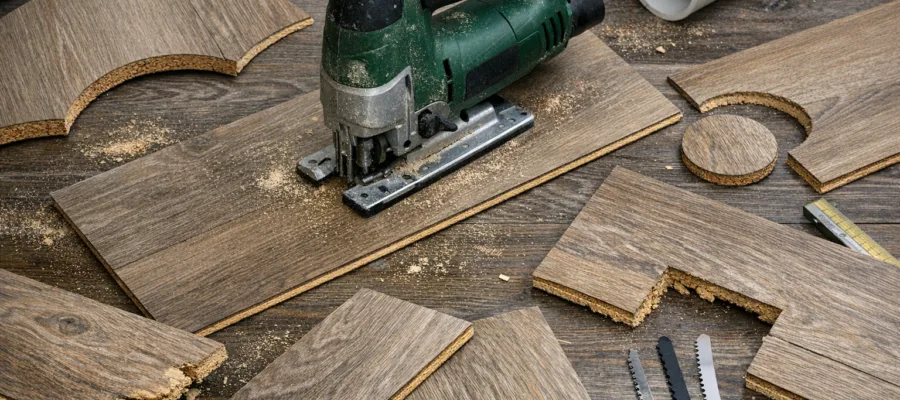 Spezielle Herausforderungen beim Schneiden von Laminat mit der Stichsaege